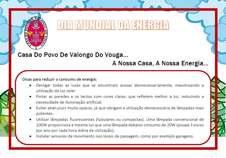 DIA MUNDIAL DA ENERGIA